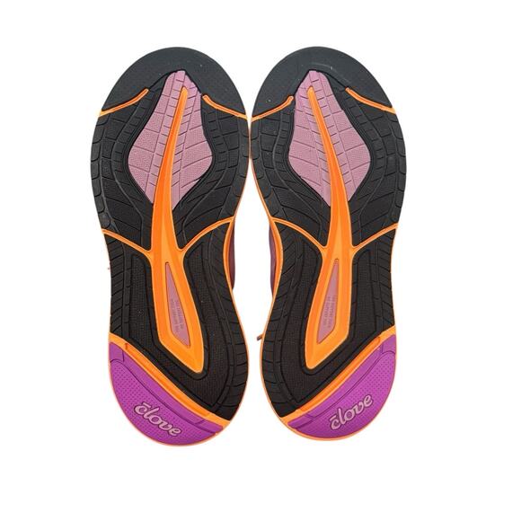 NIB! Clove Supercush Alto Nursing Sneaker in Orchid Haze Tangerine - W11 / M9.5 - Picture 12 of 13